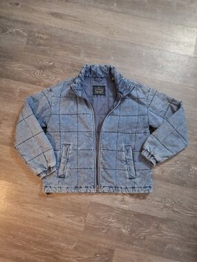 Levi's Light Blue Quilted Padded Jacket